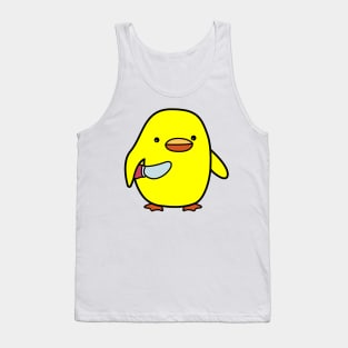 Duck With Knife Meme Tank Top